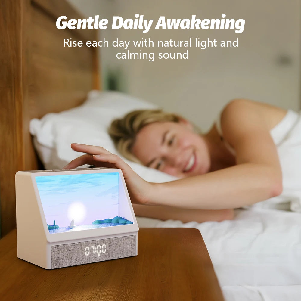 Wake-Up Lamp Sunrise Light & Soothing Sleep Sounds