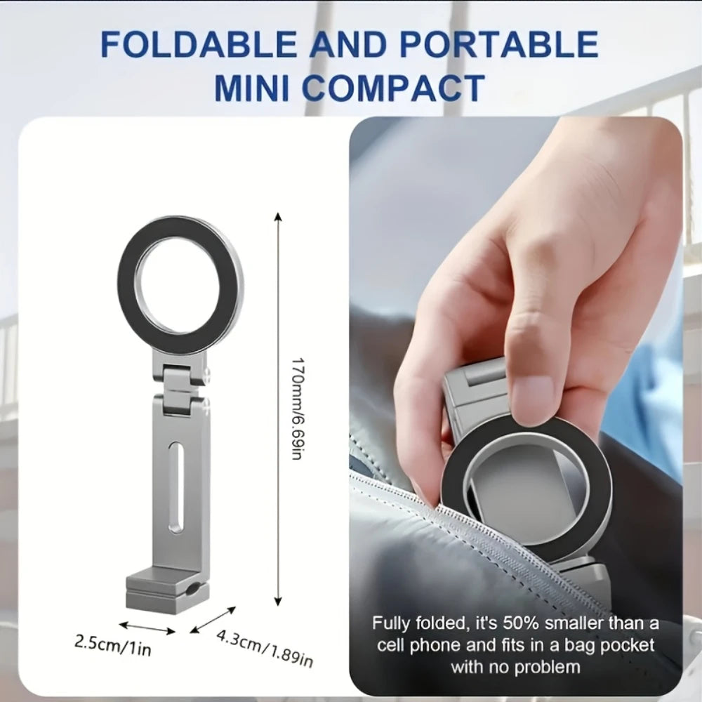 SnapStand™ Magnetic Tripod 🧲📱