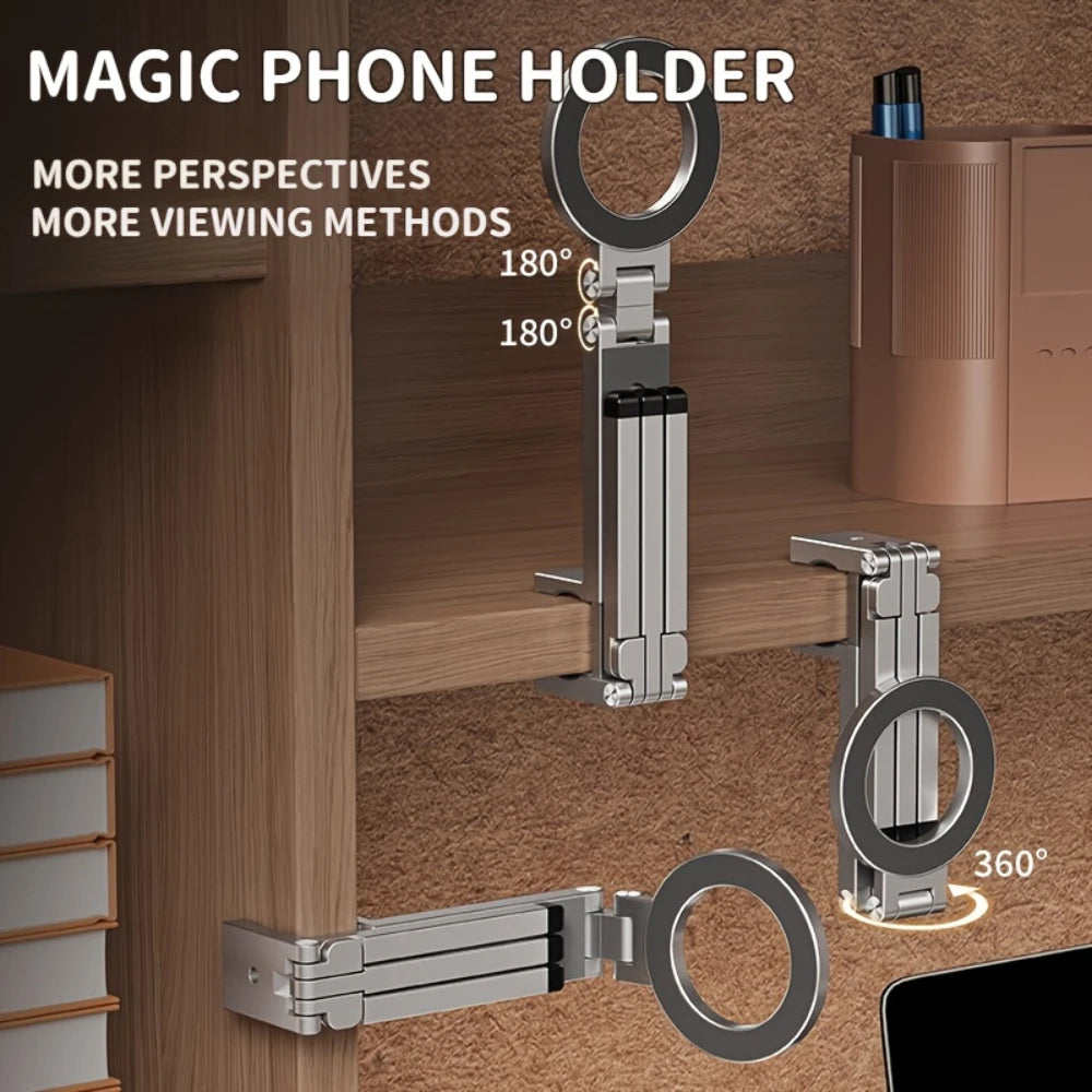 SnapStand™ Magnetic Tripod 🧲📱