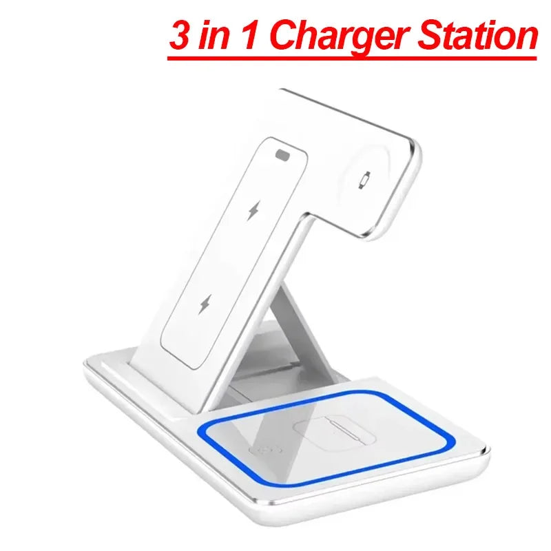 3-IN-1 Foldable Wireless Charging Station