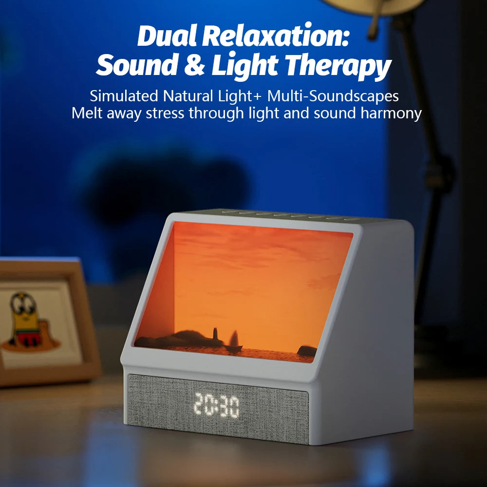 Wake-Up Lamp Sunrise Light & Soothing Sleep Sounds