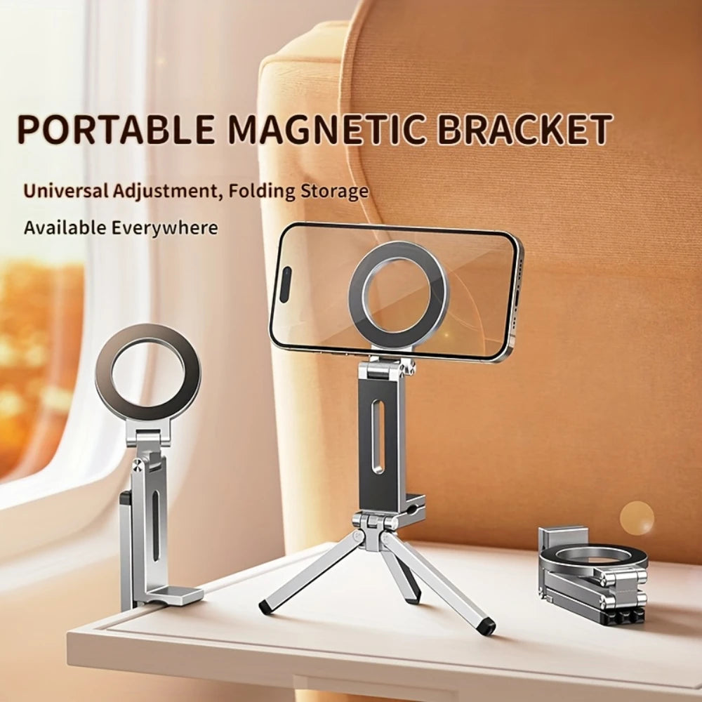SnapStand™ Magnetic Tripod 🧲📱