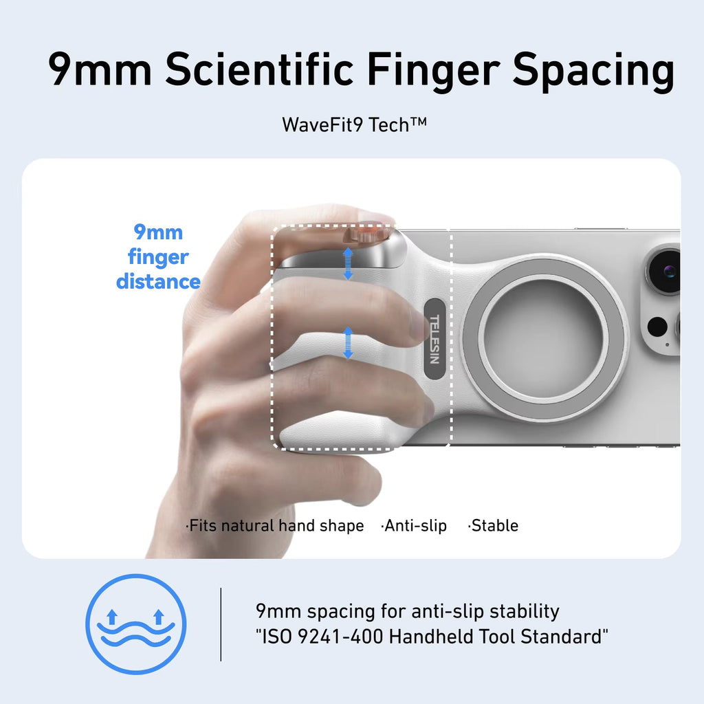 Magnetic Camera Grip for iPhone & Android