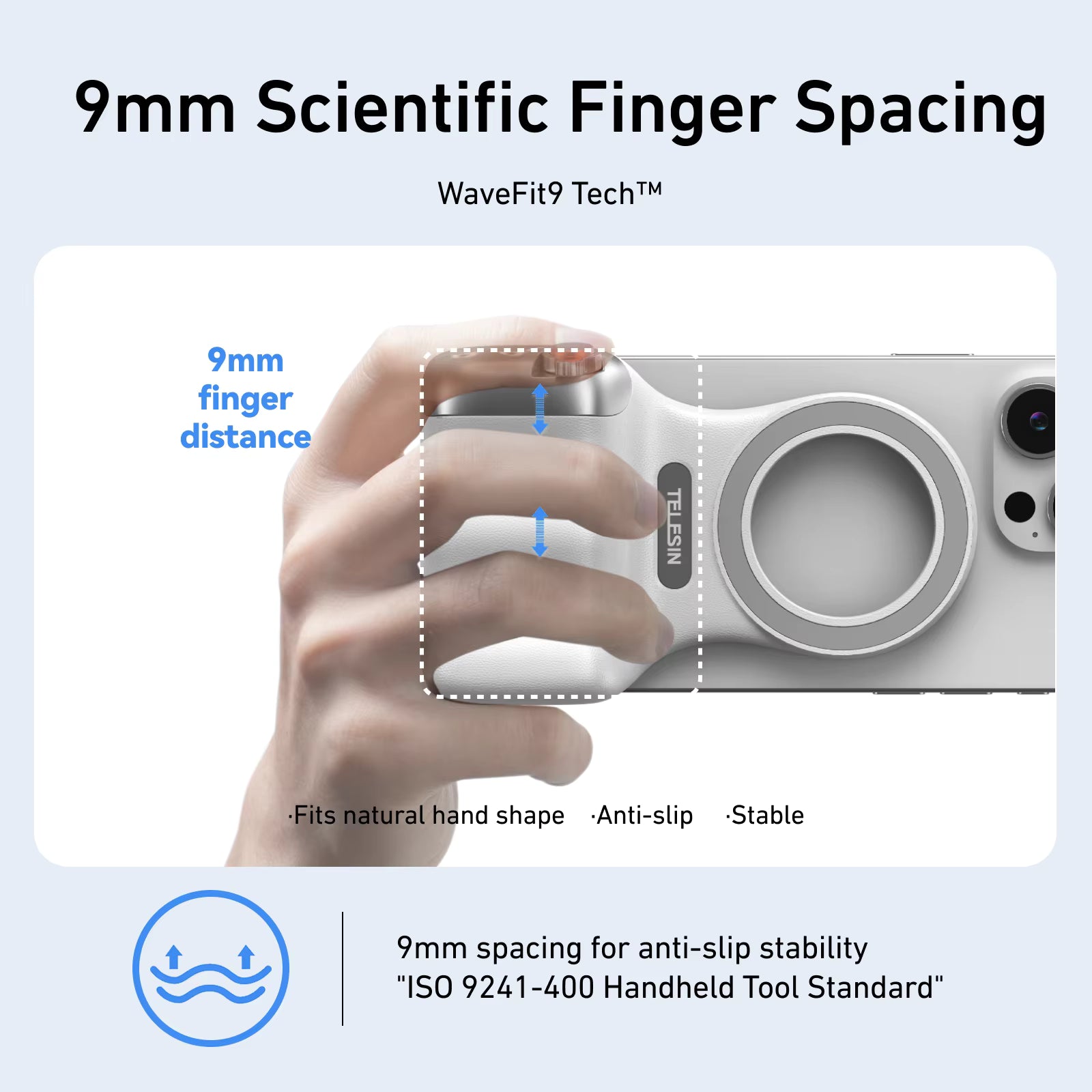 Magnetic Camera Grip for iPhone & Android