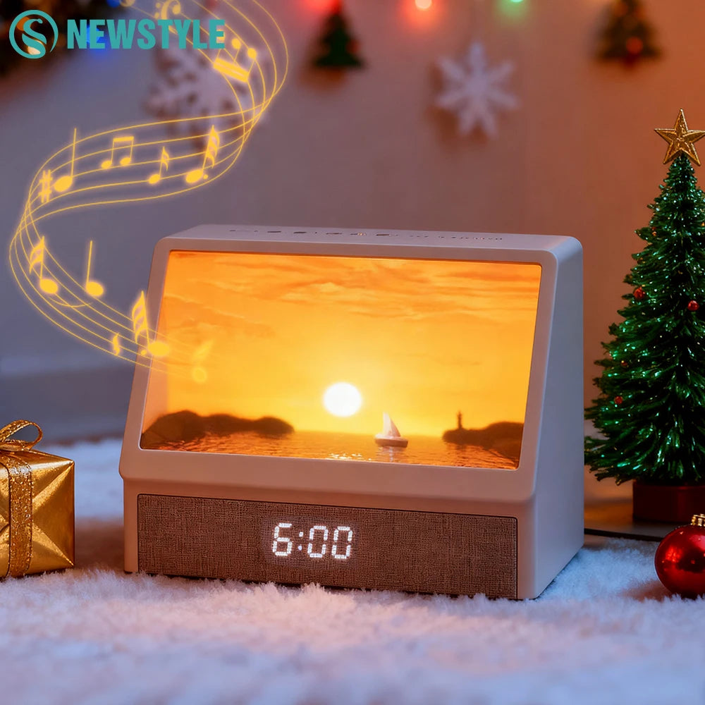 Wake-Up Lamp Sunrise Light & Soothing Sleep Sounds
