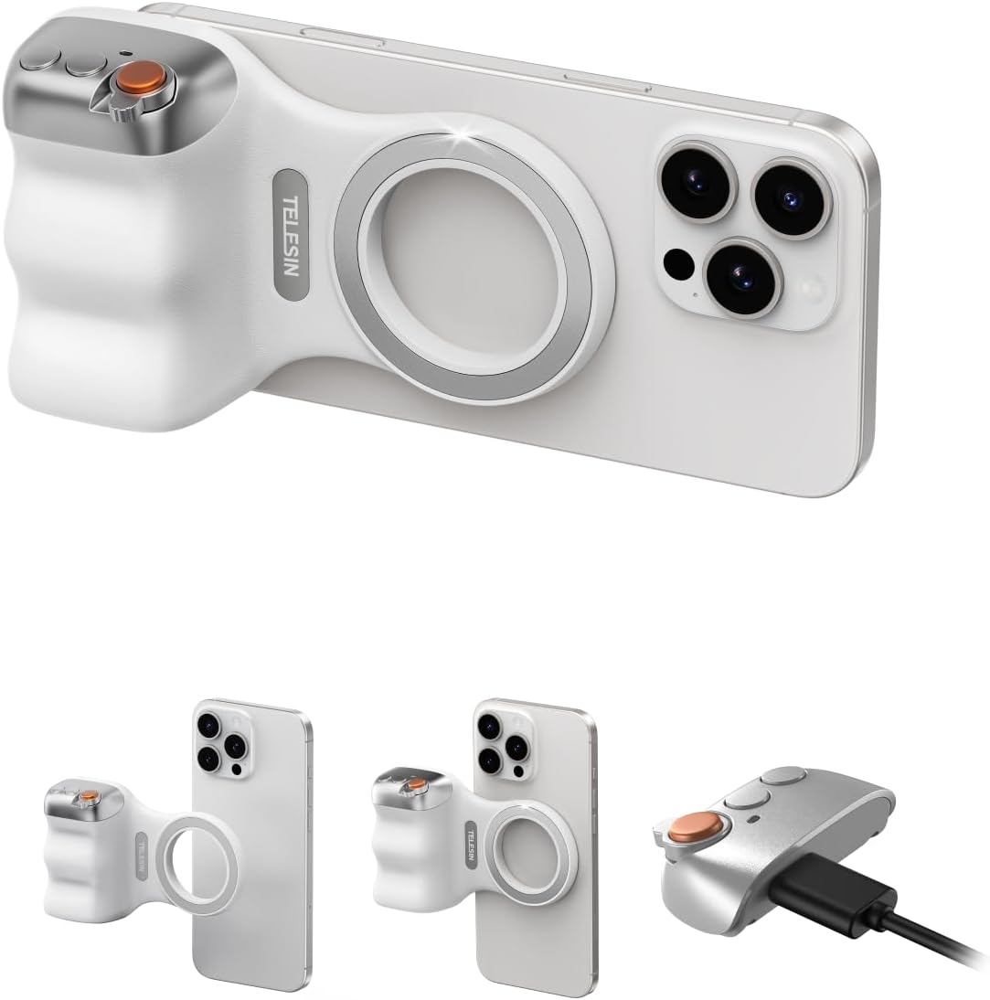 Magnetic Camera Grip for iPhone & Android